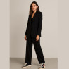 Heavy Viscose Twill NOIR Black